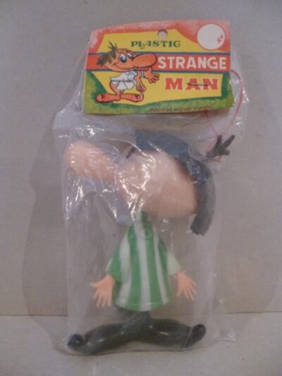 ANGELINO (RIGHE VERDI) PLASTIC STRANGE MAN M.IN HONG KONG    - IN BLISTER  - 13CM