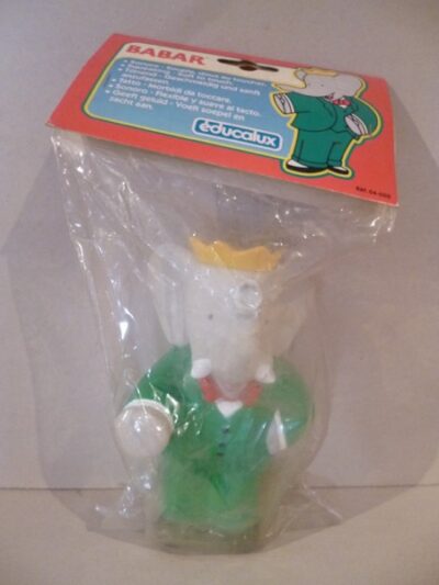 BABAR EDUCALUX - IN BLISTER  - 1990  - 16CM