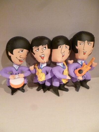 BEATLES GONFIABILI NEMS LTD - MADE IN HONG KONG - 1966 - 37CM