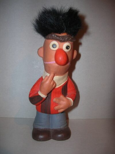 BERT MUPPET (CAPELLI VERI) - ANNI’60  -15CM