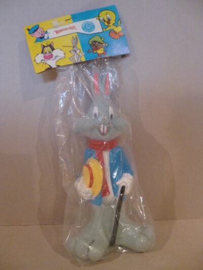 BUGS BUNNY RUBBERTOYS  - IN BLISTER  W.BROS - 25CM