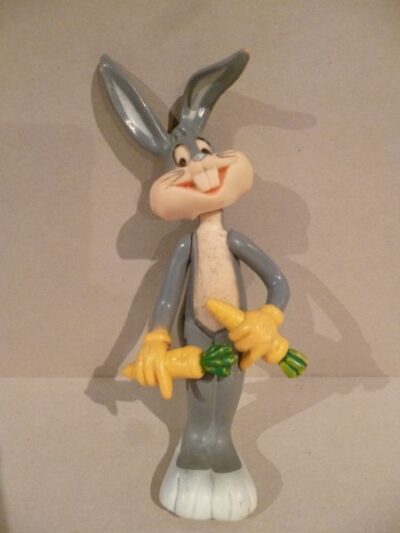 BUGS BUNNY SEDUTO - W.BROSS 1977 - 16CM