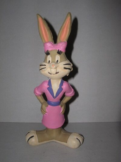 BUGS BUNNY VESTITO DA DONNA W.BROS - MADE IN SPAIN -1992 - 20CM