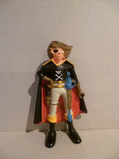 CAPITAN HARLOCK (gomma piena) - FABIANPLASTICA ANNI'70 - 8CM