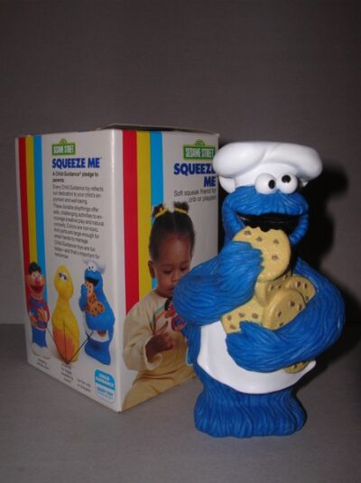 COCKIE MONSTER  - CBS TOYS MUPPETS INC. 1983 - IN BOX - 13CM