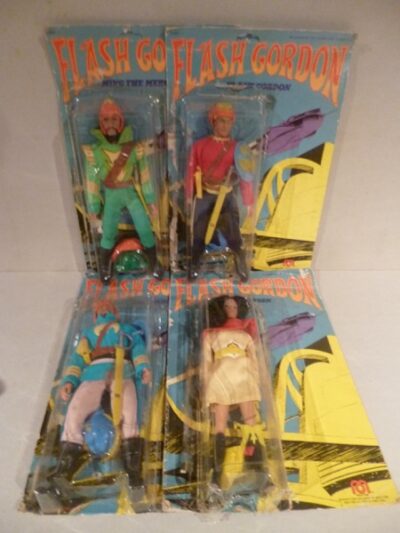 FLASH GORDON SERIE COMPLETA (FLASH GORDON-MING-DR.ZARKOV-DALE) IN BLISTER MEGO 23CM (VIII+).JPG