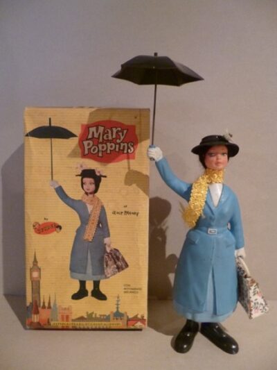 MARY POPPINS  (vinile) A CARICA GEYPER - IN BOX - MADE IN SPAIN W.D. -  1964 - 27CM