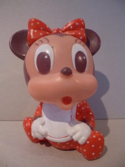 MINNIE BABY (VESTITO ROSSO) LEDRAPLASTIC  - 13CM