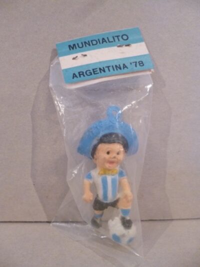 MUNDIALITO MASCOTTE ARGENTINA 1978 IDECA S.A. INDUSTRIA ARGENTINA  - IN BLISTER -  5CM