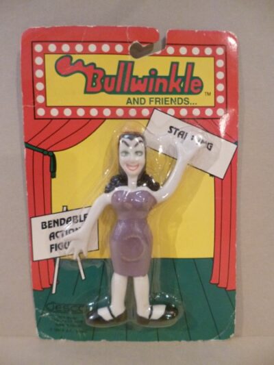 NATASHA (BULLWINKLE) FLEXY JESCO CHINA 1991 PATWARD  - IN BLISTER   - 13CM