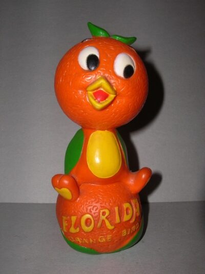 ORANGE BIRD W.D.P. MADE IN HONG KONG - ANNI '60  - 15CM