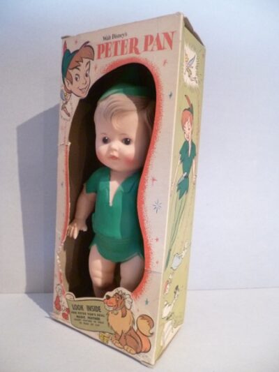 PETER PAN THE SUN RUBBER CO. - IN BOX - ANNI '60 - 24CM