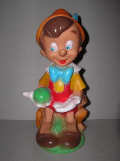 PINOCCHIO CON MELA DISNEY JUGASA - ANNI '70  - 25CM