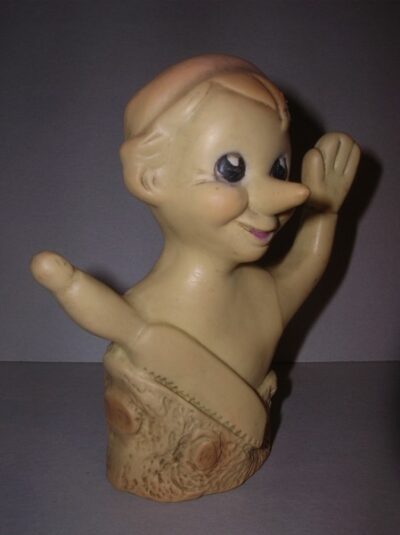 PINOCCHIO CON SEGA RUBBERTOYS MADE IN ITALY  - 13CM