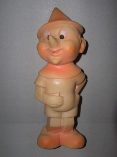 PINOCCHIO MONOCOLORE LEDRA MADE IN ITALY - 222  - ANNI '60  - 20CM