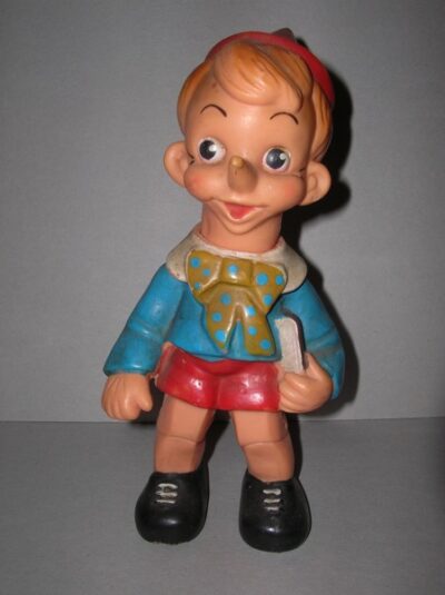 PINOCCHIO RUBBERTOYS MADE IN ITALY - ANNI ’70 - 22CM