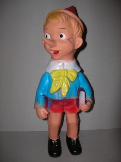 PINOCCHIO RUBBERTOYS MADE IN ITALY - ANNI '70 - 33CM