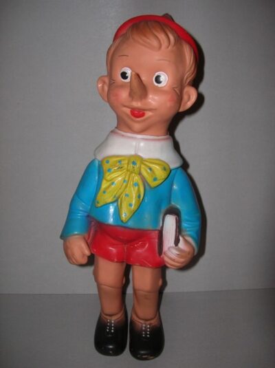 PINOCCHIO RUBBERTOYS MADE IN ITALY - ANNI '70 - 36CM