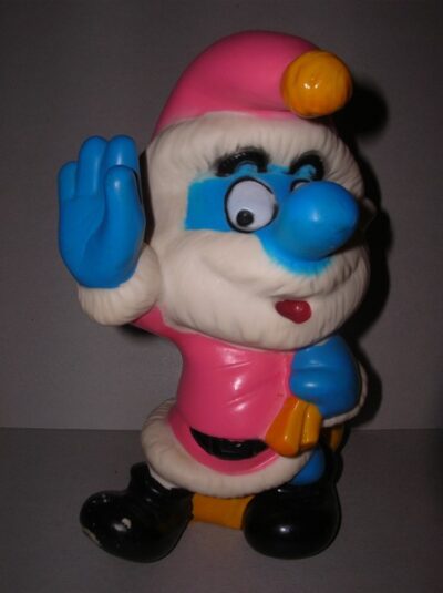 PUFFO BABBO NATALE JUGASA PEYO - ANNI '70  - 21CM