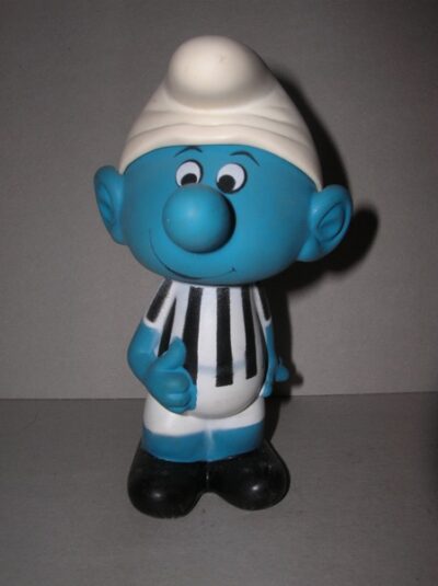 PUFFO CALCIATORE JUVENTUS FURGA I PUFFI T.M. PEYO 1982  - 15CM