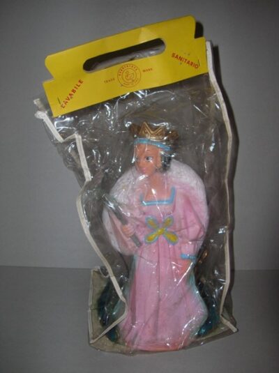 REGINA DI BIANCANEVE RUBBERTOYS MADE IN ITALY   - IN BLISTER  - ANNI '70  -24CM