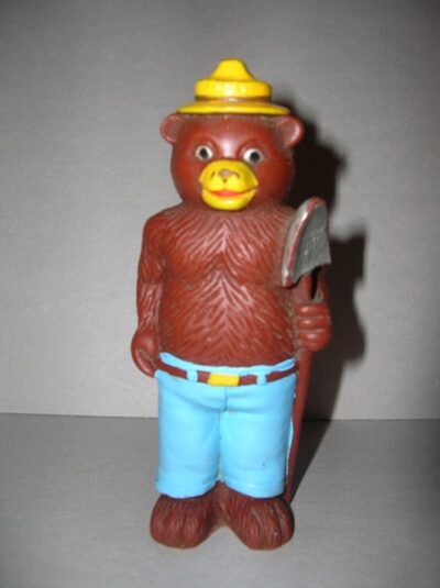 SMOKEY BEAR - DAKIN 1974 SAN FRANCISCO CO PRODUCT OF HONG KONG  - 14CM