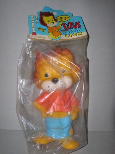 TITUS (TITUS LE PETIT LION) DELACOSTE FILMS PROMOTION - IN BLISTER  - MADE IN FRANCE 1967  - 16CM