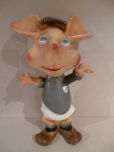 TOPO GIGIO CALCIATORE ALESSANDRIA ITALOCREMONA - ANNI '60  - 29CM