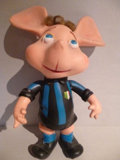 TOPO GIGIO CALCIATORE INTER - ANNI '60 - 30CM