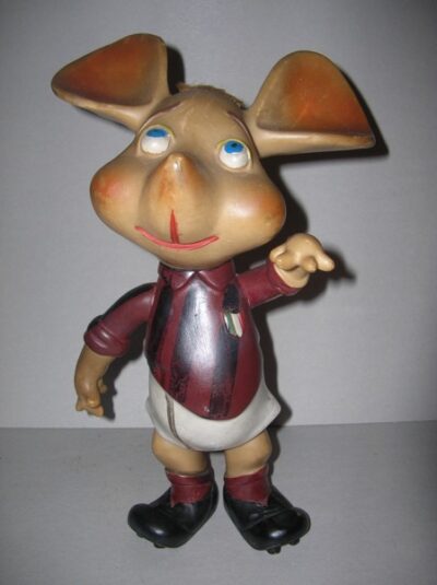 TOPO GIGIO CALCIATORE MILAN - ANNI '60  - 29CM