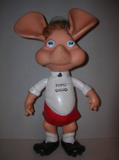 TOPO GIGIO CALCIATORE -TOPO GIGIO - MARIA PEREGO - 1963 - 29CM