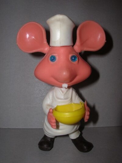 TOPO GIGIO CUOCO PAVESINI - ANNI '60 - 11CM