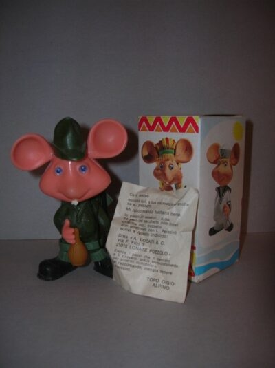 TOPO GIGIO PAVESINI ALPINO - IN BOX -  CON CARTINA  - 12CM