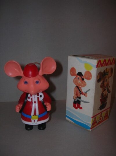 TOPO GIGIO PAVESINI BABBO NATALE - IN BOX - 12CM