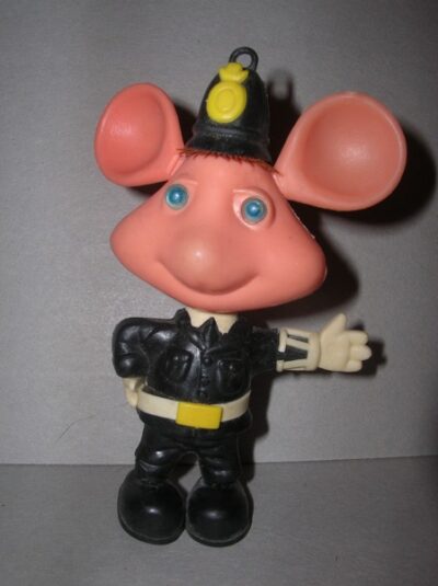 TOPO GIGIO POLIZIOTTO PAVESINI - ANNI '60 - 10CM