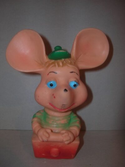 TOPO GIGIO SEDUTO - ANNI '60  - 14CM