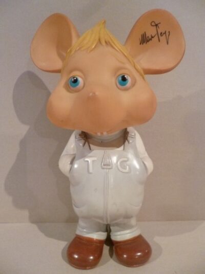 TOPO GIGIO TG (VARIANTE GRIGIO) AUTOGRAFO MARIA PEREGO - 28CM