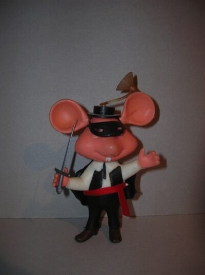 TOPO GIGIO ZORRO PAVESINI - ANNI '60  - 12CM