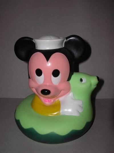 TOPOLINO BABY CON SALVAGENTE DISNEY MALAYSIA 1984  - 15CM