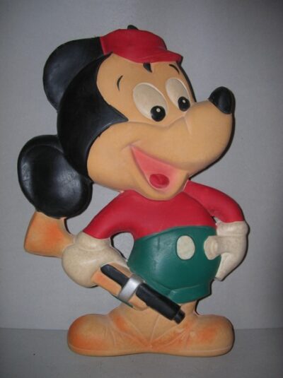 TOPOLINO CON FUCILE (BORSA ACQUA CALDA) DUARRY W.D.P. 1965 - 33CM