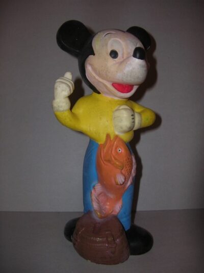 TOPOLINO CON PESCE W.D.P. 1961 - 24CM