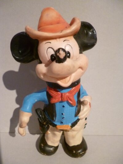 TOPOLINO COWBOY (CAMICIA AZZ.) - ANNI '60  - 25CM