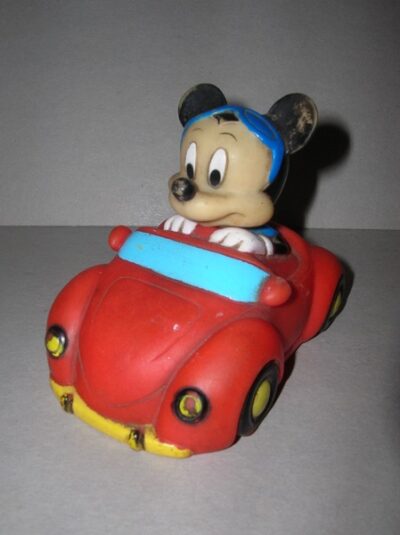 TOPOLINO IN MAGGIOLONE - ANNI'80 - 8CM