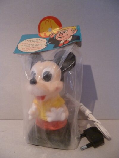 TOPOLINO MINI A LAMPADA    - IN BLISTER  - 13CM