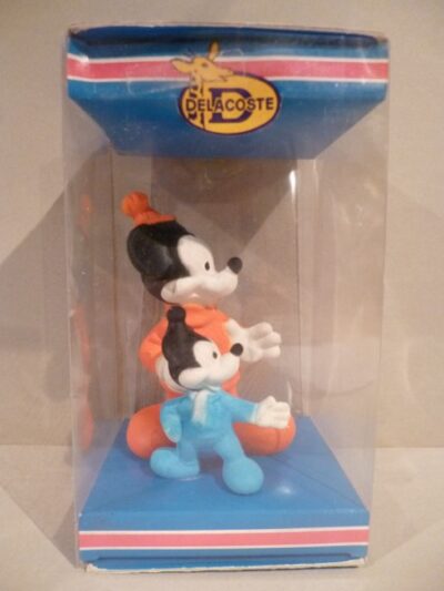 TOPOLINO PICCOLO E GRANDE DELACOSTE MADE IN FRANCE - IN BOX -  10 -15CM